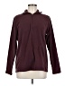 Lands' End 100% Polyester Burgundy Pullover Sweater Size Med 10/12 - photo 1