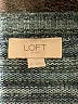 Ann Taylor LOFT Outlet Stripes Teal Pullover Sweater Size S - photo 7