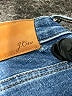 J.Crew 100% Polyester Hearts Blue Jeans Size 28 waist - photo 6