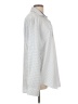 Assorted Brands Polka Dots Silver Long Sleeve Blouse Size L - photo 4