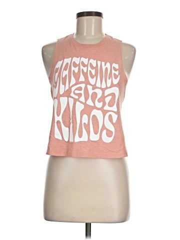 Caffeine and Kilos Sleeveless T-Shirt (view 1)
