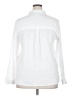 Anne Klein White Long Sleeve Button-Down Shirt Size XXL - photo 2