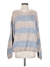 Miracle Stripes Blue Pullover Sweater Size S - photo 1