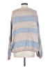 Miracle Stripes Blue Pullover Sweater Size S - photo 2