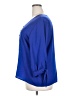 Chico's 100% Polyester Blue 3/4 Sleeve Blouse Size XXL (4) - photo 5