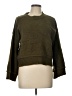 Double Zero Solid Green Pullover Sweater Size L - photo 1