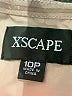 Xscape Metallic Silver Casual Dress Size 10 (petite) - photo 4