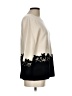 Tory Burch 100% Merino Wool Ivory Wool Pullover Sweater Size L - photo 4