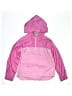 ProSpirit 100% Nylon Color Block Pink Raincoat Size Large 10/12 - photo 1