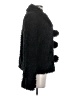 Montanaco 100% Polyester Black Faux Fur Jacket Size XS - photo 4