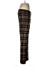 Michael Kors Plaid Brown Wool Pants Size 10 - photo 4