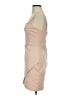Socialite Solid Tan Cocktail Dress Size S - photo 5