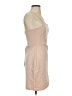 Socialite Solid Tan Cocktail Dress Size S - photo 4