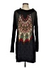 Label by Ritu Kumar Graphic Black Casual Dress Size 4 - photo 1