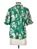 Sienna Sky 100% Polyester Floral Green Short Sleeve Blouse Size S - photo 2