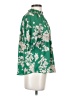 Sienna Sky 100% Polyester Floral Green Short Sleeve Blouse Size S - photo 4