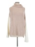 Miracle Color Block Tan Turtleneck Sweater Size Med - Lg - photo 1