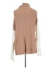 Miracle Color Block Tan Turtleneck Sweater Size Med - Lg - photo 2