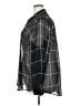 Lane Bryant 100% Polyester Plaid Gray Long Sleeve Blouse Size 18 - 20 Plus - photo 5