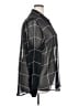 Lane Bryant 100% Polyester Plaid Gray Long Sleeve Blouse Size 18 - 20 Plus - photo 4