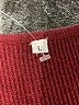 Unbranded Burgundy Pullover Sweater Size L - photo 7
