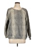 Wildfox Metallic Gray Pullover Sweater Size Lg (3 or L) - photo 1