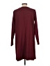 Gap Solid Burgundy Casual Dress Size L - photo 2