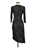 Veronica M. Animal Print Black Cocktail Dress Size M - photo 2