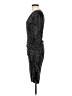 Veronica M. Animal Print Black Cocktail Dress Size M - photo 5