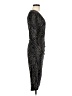 Veronica M. Animal Print Black Cocktail Dress Size M - photo 4