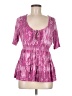 Torrid Pink Short Sleeve Blouse Size Med Plus (00) - photo 1