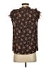 Generation Love 100% Silk Brown Sleeveless Silk Top Size S - photo 2