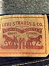 Levi's Chevron-herringbone Black Blue Jeans Size 28 waist - photo 7