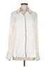 MNG Color Block Ivory Long Sleeve Blouse Size 6 - photo 1
