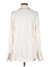 MNG Color Block Ivory Long Sleeve Blouse Size 6 - photo 2