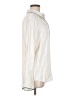 MNG Color Block Ivory Long Sleeve Blouse Size 6 - photo 4