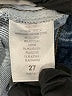 RE/DONE Hearts Blue Jeans Size 27 waist - photo 7