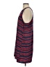 Buttons 100% Polyester Graphic Blue Casual Dress Size L - photo 5
