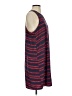 Buttons 100% Polyester Graphic Blue Casual Dress Size L - photo 4
