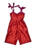 Hutch 100% Polyester Color Block Red Romper Size 0 - photo 1