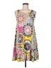 Unbranded Paisley Gray Yellow Casual Dress Size M - photo 1
