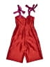 Hutch 100% Polyester Color Block Red Romper Size 0 - photo 2