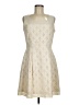 Cremieux Argyle Ivory Cocktail Dress Size 8 - photo 1