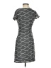 Max Studio 100% Polyester Argyle Gray Casual Dress Size XS - photo 2