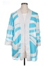 Dana Kay 100% Polyester Blue Kimono Size 16 - photo 1