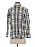 J.Crew 100% Cotton Plaid Green Long Sleeve Button-Down Shirt Size 0 - photo 1