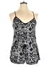 Aeropostale 100% Rayon Chevron-herringbone Black Romper Size XL - photo 1