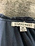 Studio West 100% Cotton Blue 3/4 Sleeve Blouse Size M - photo 7
