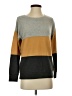 Nine Britton Color Block Gray Pullover Sweater Size XS - photo 1