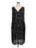 Venezia 100% Polyester Graphic Black Cocktail Dress Size 18 - 20 Plus - photo 1